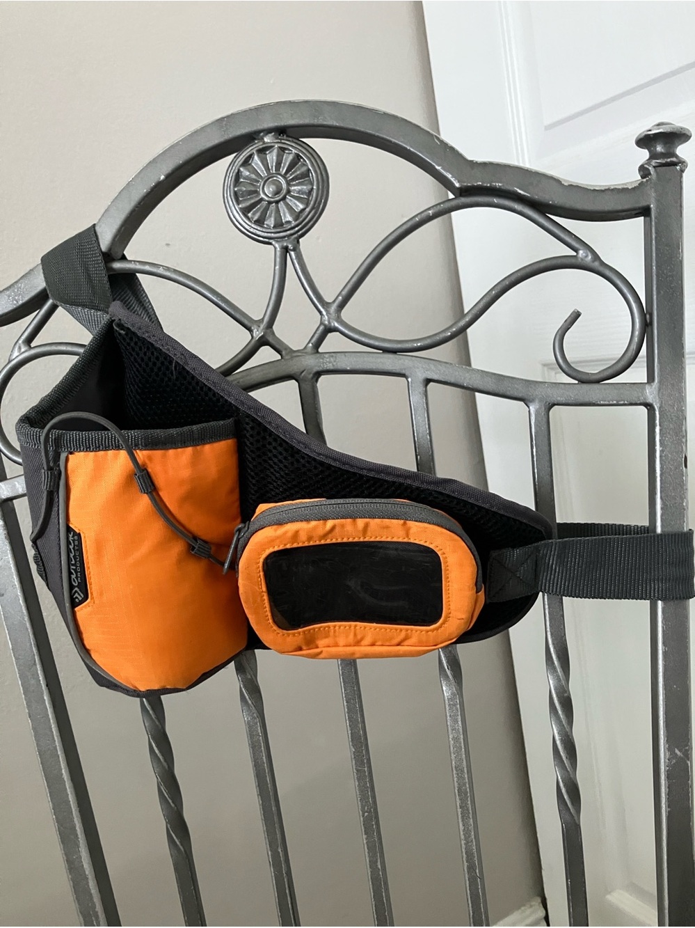 Outdoor Products brand orange and gray fanny pack